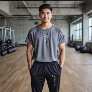 Joggers and T-shirt